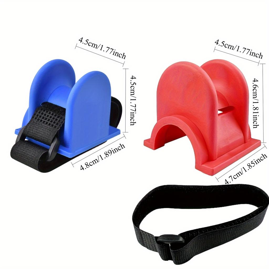 1pc U-Shaped Fishing Rod Holders with Adjustable Straps & Non-Slip Rubber Grips Secure Boat Rail Mount for Saltwater/Freshwater Fishing Gear