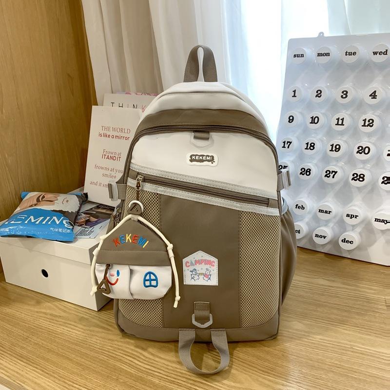 Backpack Women's Summer Korean Fashion High Capacity Lightweight High School Travel Backpack Tide.