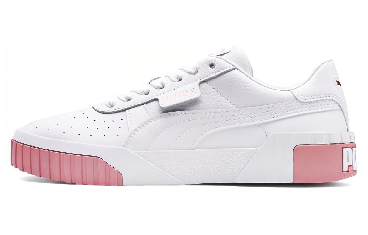 PUMA Cali Skate Shoes  White Pink  Women s 369155-07 36
