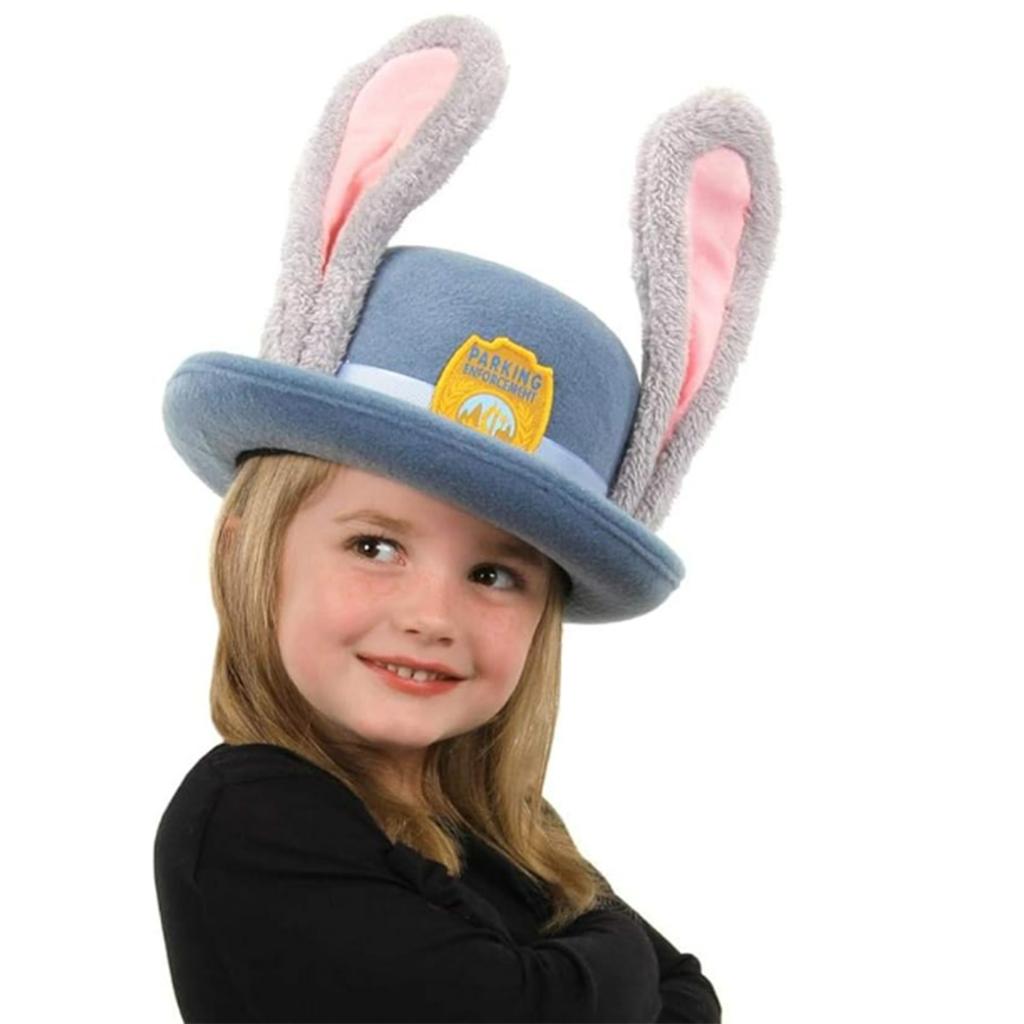 Child Bowler Hat Standard, Kid's Bunny Ears Police Accessory
