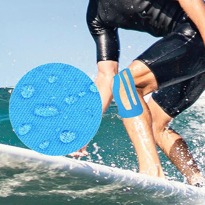 5Pcs Pre-Cut Tapes Sport Tape Elastic Sport Support Durable Knee Tape Suitable For Running Sports Injuries