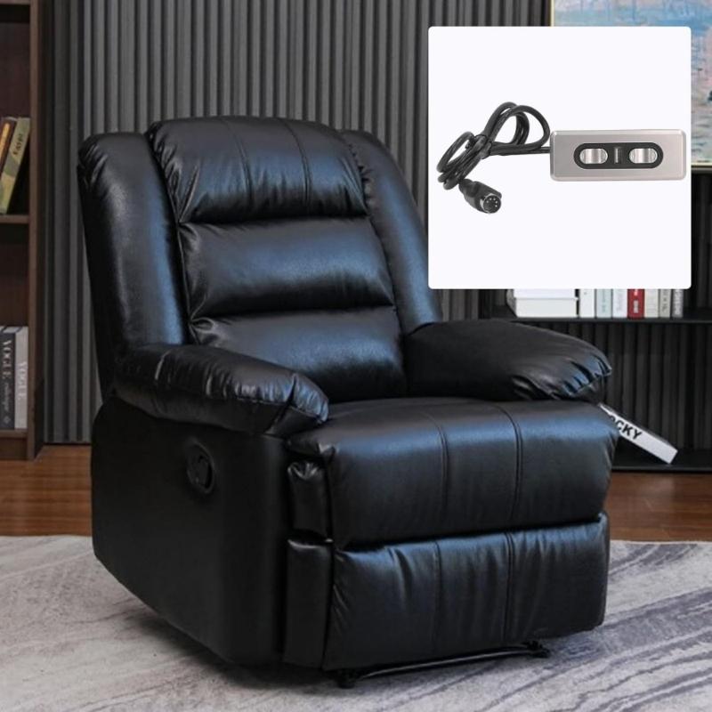 ABS Electric Recliner Switches Double Motor Controllers Silents Operations USB Charging Ergonomic Handheld Designs