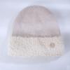 Women's Winter Warm Rabbit Wool Knitted Hat Korean Style Versatile Face Showing Small Windproof Ear Protection Wool Hat Cold Hat