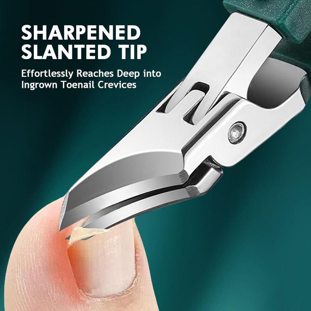 Xiaomi New Pointed-Nose, Beveled, Original Large-Opening Nail Clippers, Pointed-Nose Nail Cutters, Nail Trimmers, Household Pedicure Kn