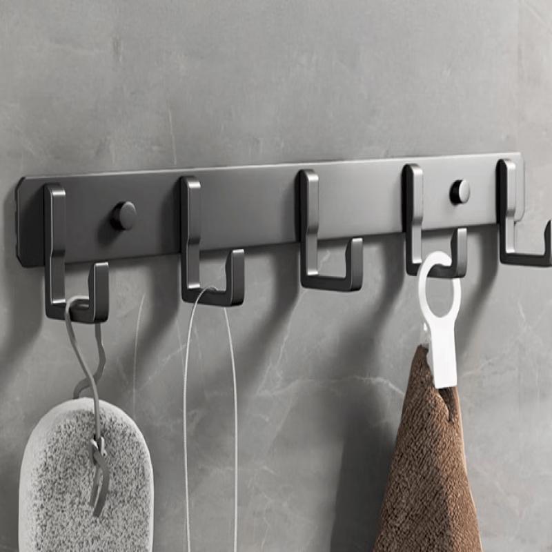 

MDNG 5-Hook Aluminum Suction Cup Wall Rack (3-Pack)