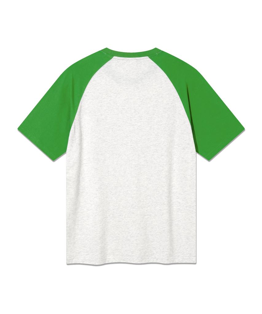LEE Kansas Raglan Short Sleeve T-Shirt Green