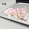 3D Printed Dragon Sculpture Cherry Blossom Toy, Articulated Flower Figurine, Stress Relief Fidget Toy Movable Joints Mythical Creature Model for Desk
