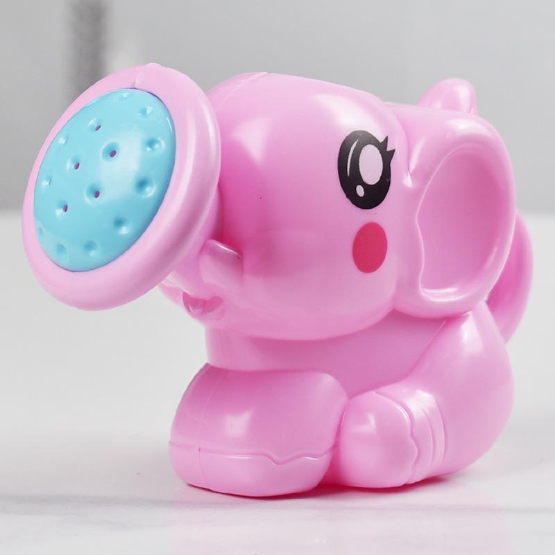 Little Elephant Baby Bath Toys with Shower Head & Yellow Duck Watering Can