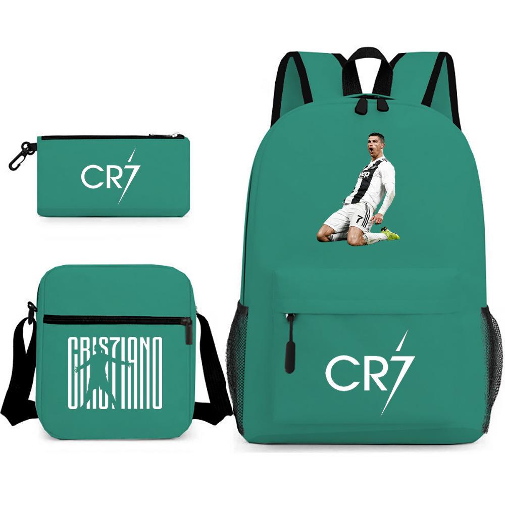 Stitc Cartoon Full Print Backpack Student Bag Pencil Case Two-Piece Set Children'S Backpack