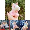 Unicorn Plush Keychain With Bow Decoration And Bright Colors For Kids And Collectors