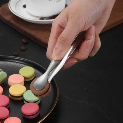 Pinza per Ghiaccio in Acciaio Inossidabile Pinza Mini per Zucchero Pinza Piccola Robusta per Servire Antipasti Festa del Tè Caffetteria