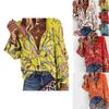 Stylish Ladies Casual Chain Print Long Sleeve Blouse For Office Wear