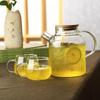 Thickened Floral Teapot: Large Capacity High Borosilicate Glass Kettle, Electric & Ceramic Stove Compatible, Multifunctional.