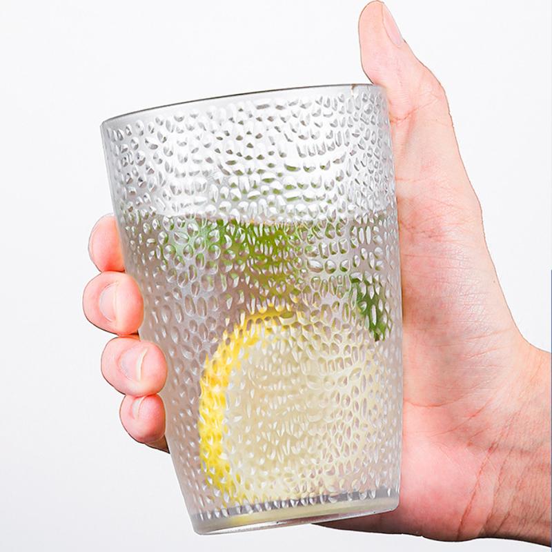 Sleek Acrylic Drink Cups 210ml 300ml 360ml Transparent Stackable for Family Meals