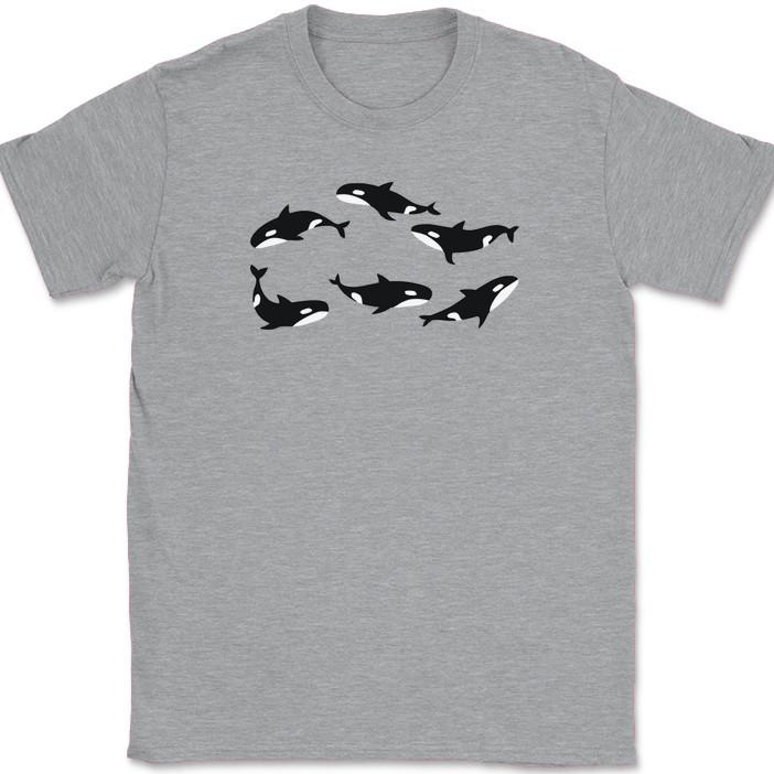 The Circle of Orca T-Shirt Funny Ocean Lover Killer Whale Sea Nature Fish Tee
