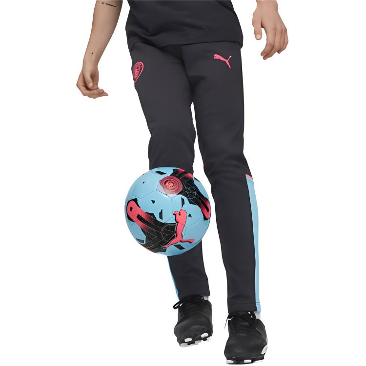 Puma Manchester City Logo Mid-Rise Casual Knit Sports Pants Men Pants Deep-Navy-Blue 772906-03