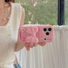 iPhone 14/13 Pro Max Case with 3D Pink Bow, Anti-fall Protection