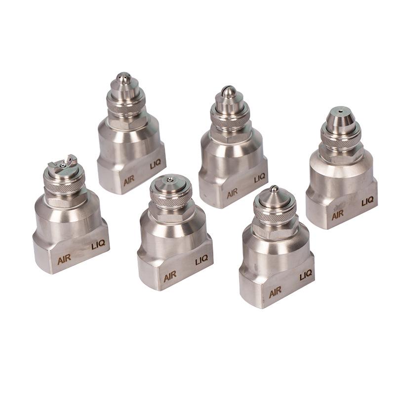 JBC Stainless Steel Dual-Fluid Atomizing Nozzle for Humidifying & Dust Suppression