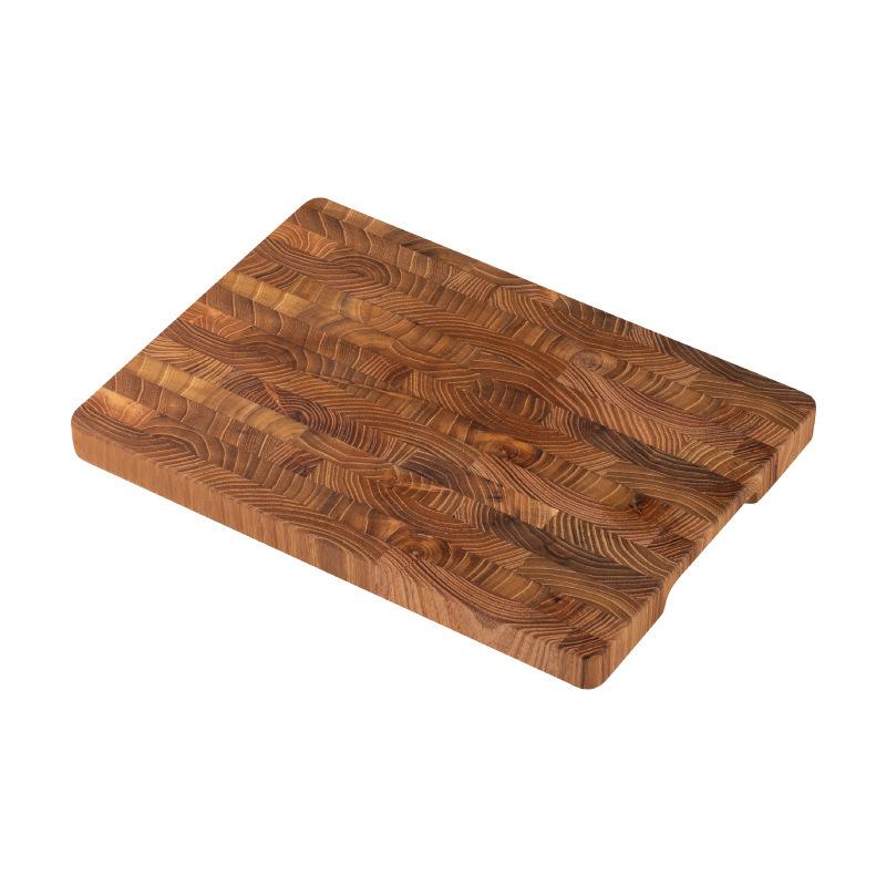 

Solid wood cutting board thickened light luxury modern Nordic style square cutting board double-sided usable cutting board 340x240x25mm