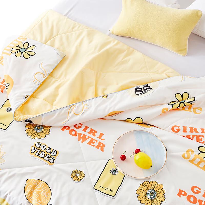 Mengjie Home Textiles Washable Antibacterial Summer Fiber Quilt