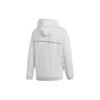 adidas Solid Color Hooded Sweatshirt Men Tops Grey GD9311