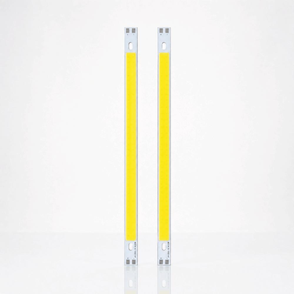 2 Stück 12-14V COB LED Lichtchip 10W LED Lichtplatine Streifenform Lichtquelle Einbauleuchte