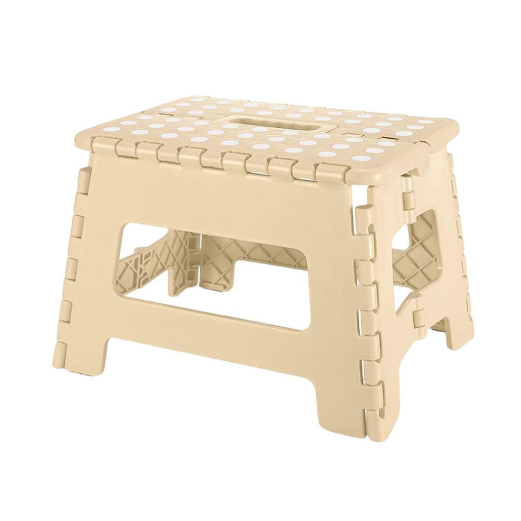 Folding Step Stool, Non Slip Surface Carry Handle Sturdy Step Stool For Kids, Toddlers Adults Compact Foldable For Kitchen, Bathroom, Bedroom, Outdoor