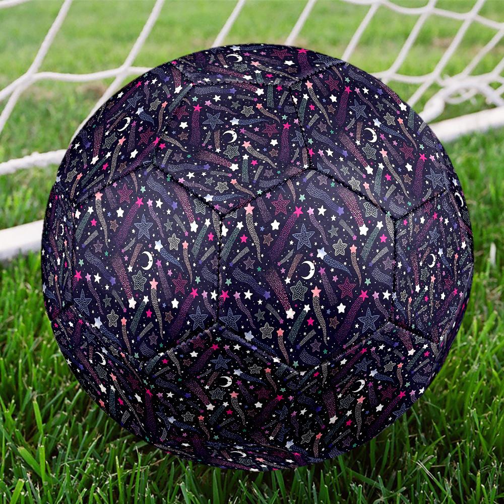 1PC Starry Night Fantasy Soccer Ball Size 5 Football Machine Sewn Indoor/Outdoor Universal Football S14