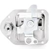Elsjoy 2 Pcs Truck Toolbox Latch Stainless Steel Trailer Toolbox Latch Replacement RV Paddle