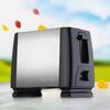 Basics 2 Slice Wide Slot Toaster with 6 Settings Black