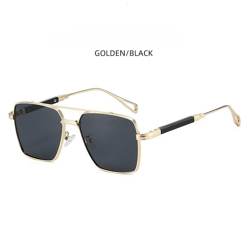 2026 New Luxury Square Sunglasses, High-End Metal Frame Men s Sunglasses, Vintage Driving Glasses, Fashion Sunglasses for Women