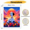 Disney DIY Painting Kit Dalmatian Sunset Flowers Classic Style Home Decor Craft Gift Idea Art Supplies Canvas Wall Decor Painting Sets