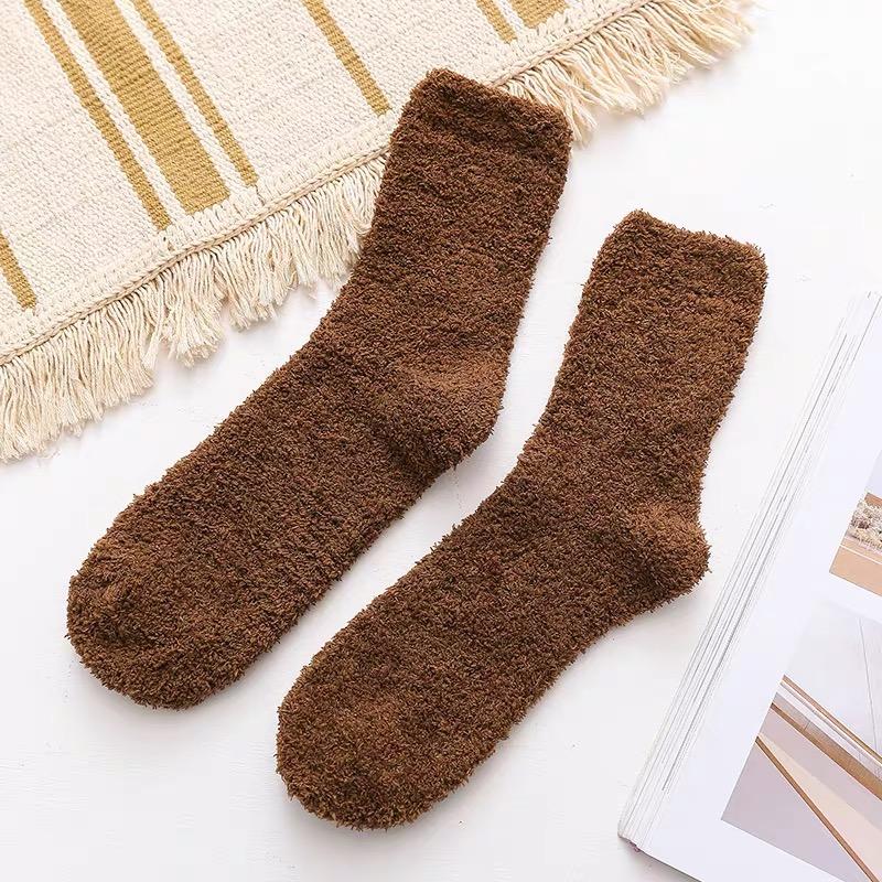 1/3Pairs Men Super Thick Coral Fleece Socks High Quality Home Floor Warm Winter Cold Snow Boot Socks Cotton Plush Thermal Sock