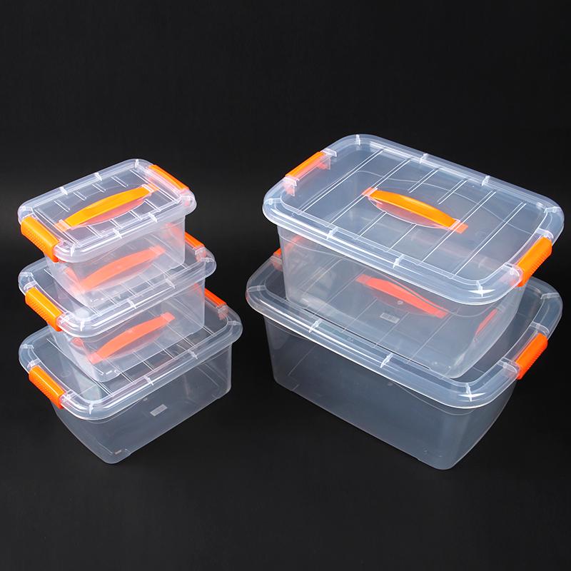 Large Transparent Handheld Food-Grade Storage Box