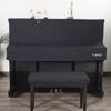 Protect your piano with a Mooson upright piano cover includes piano keyboard cover cloth and piano dust cover high-quality - (black).