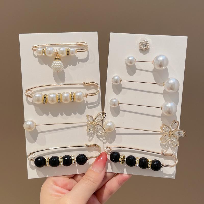 Korean Style  Anti-Glare Buckle Brooch Fixed Clothes Trouser Waist Change Small Waist Buckle Multi-Piece Brooch Pin