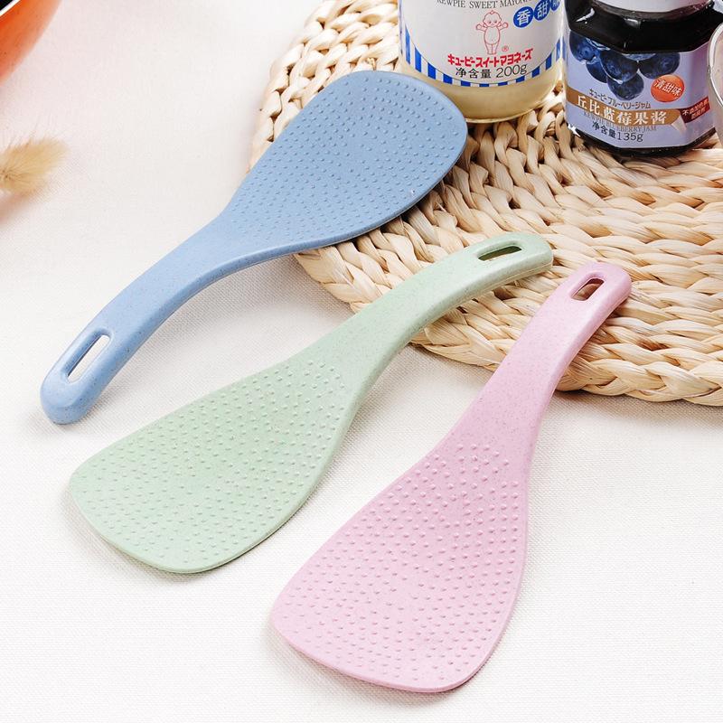 Rice Spoon Paddle Plastic Non Stick White Rice Cooking Scoop Spatularice Spoon Paddle Rice Cooking Scoop Kitchen Gadget