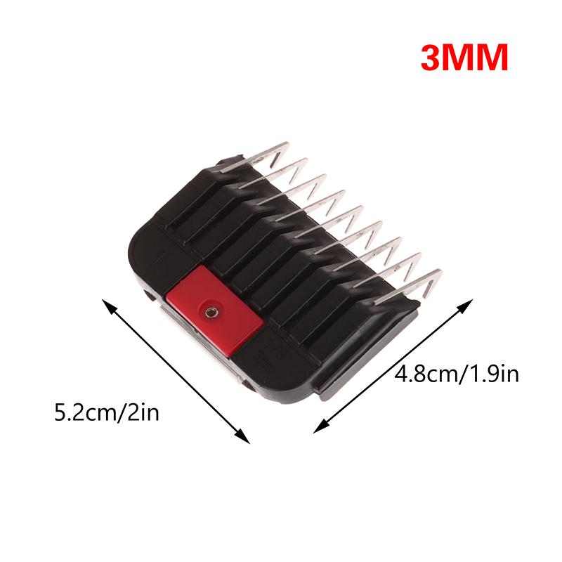 

Защитные насадки для машинок для стрижки волос Триммеры Премиум Длина стрижки Направляющие Насадки для гребней 3mm красный