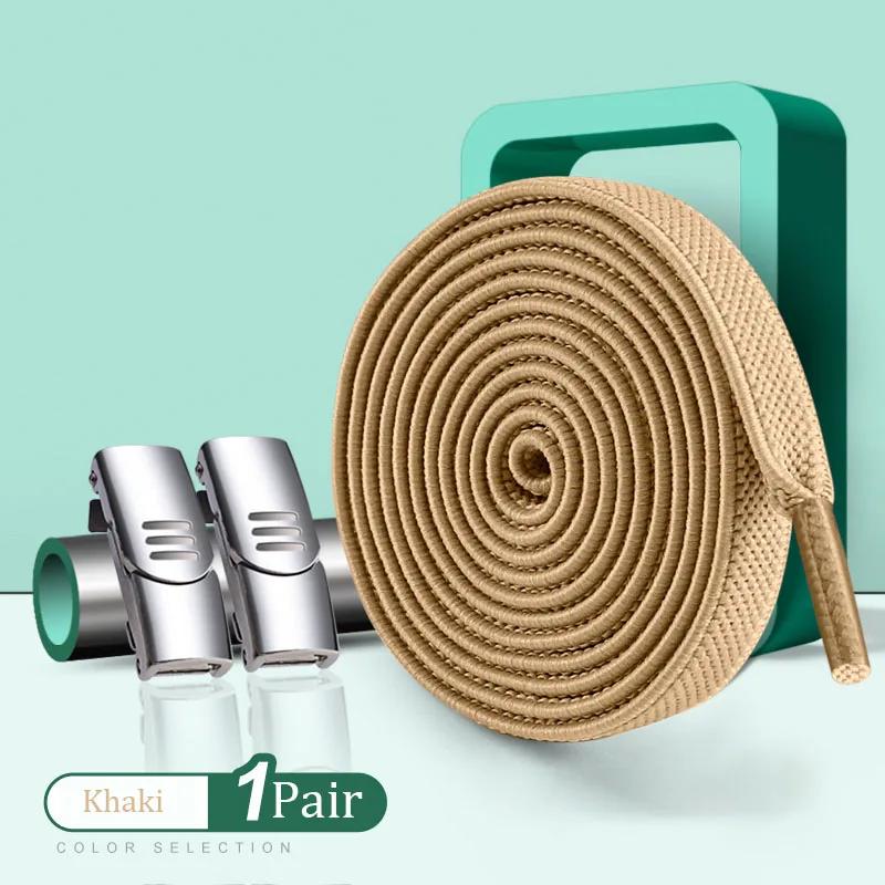 No Tie Lazy Shoelaces Tieless Shoelace Buckle Magnetic Shoe Laces Quick Release Clasp Lock for Sneakers Canvas Casual Shoe Boots