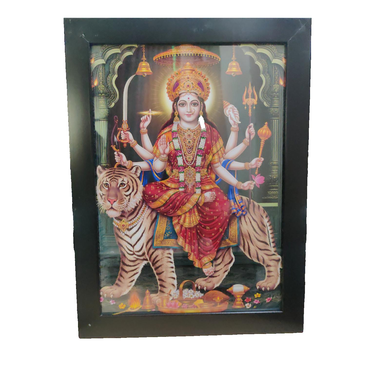 

@ Godess Sherawali Mata Photo Frame Zr1061-60%Off