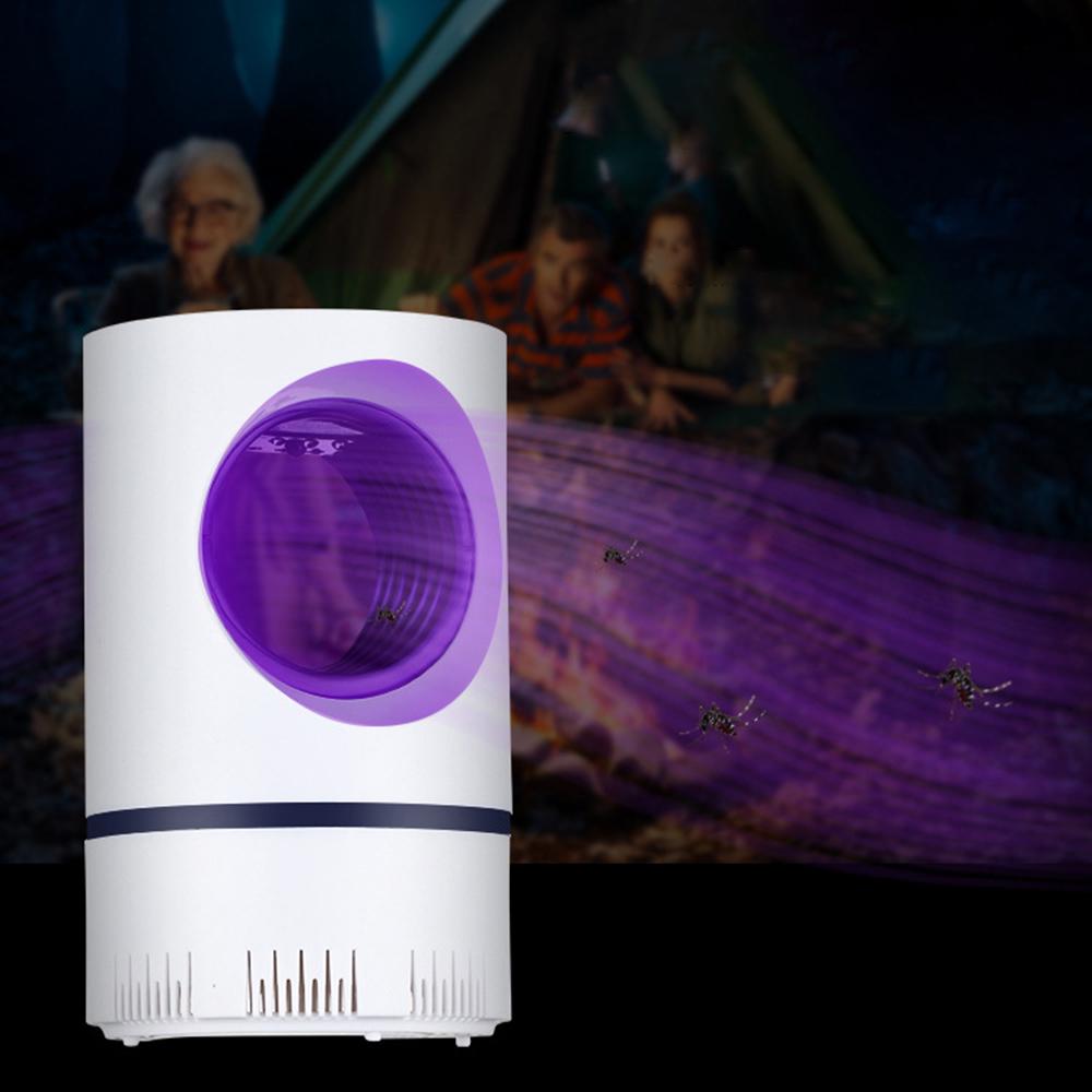 LED Elektrische Mückenvernichter Lampe Innen Außen Insektenfalle Kein Lärm Keine Strahlung USB Stromversorgung, Saugend
