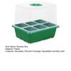 6/12Cells Seeds Starter Tray Seeds Germination Adjustable Humidity Vent Plant Nursery Box Bonsai Seedlings Growing For Gardening