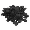 500Pcs Nonwoven Round Piece DIY Felt Crafts Cloth Flake Accessories Chip Hair Decoration 25mmBlack