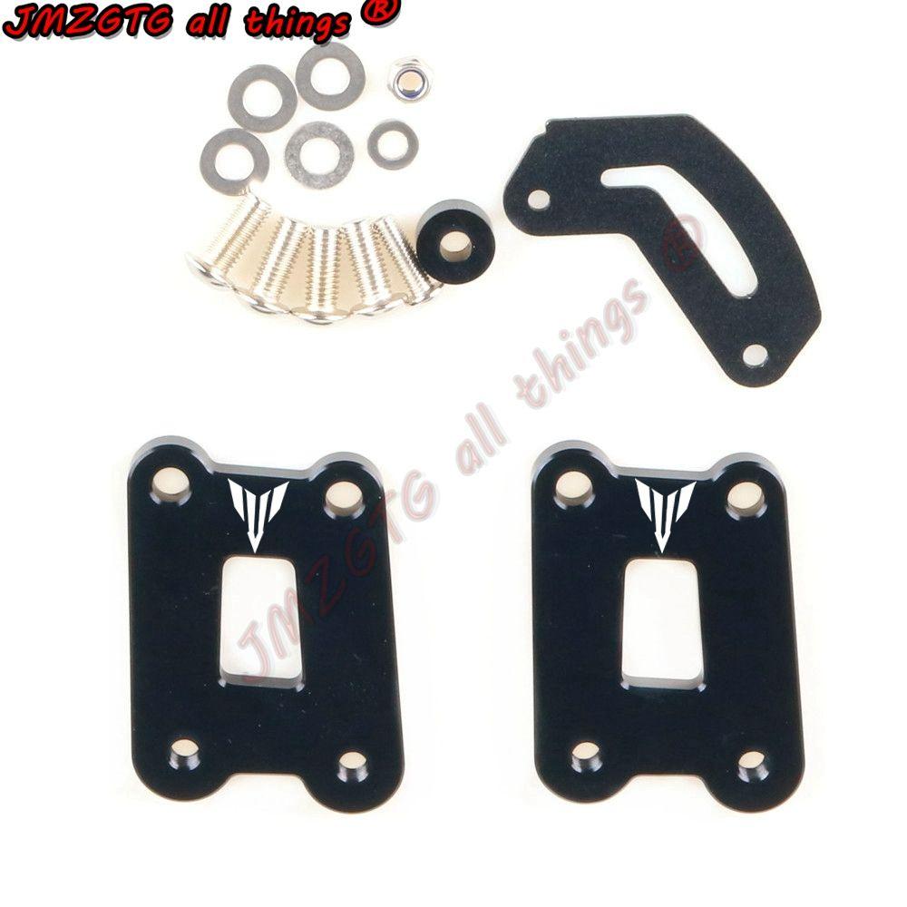 

Для YAMAHA MT09 2022 FZ09 MT-09 MT 09 аксессуары для мотоциклов комплект для опускания задней педали EVO подставки для ног пассажира чёрный