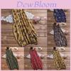 Elegant Womens Summer Sleeveless Holiday Long Boho Kaftan Tank Dress For Beach
