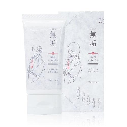 Pure White Toothpaste: MUKU (60g) Olive & Lemon (2PS01)