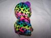 Meteor Ray Pack Ty Beanie Boos Dottie (Colorful Leopard) Medium Plush Toy 37189