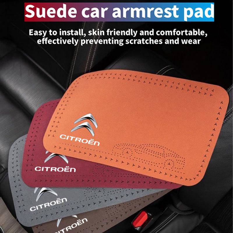 Auto Mittelkonsolen Armlehnenpolster Leder Armlehnenauflage für Citroen C1 C2 C4 C5 C3 C4L C8 Berlingo Xsara Picasso Zubehör