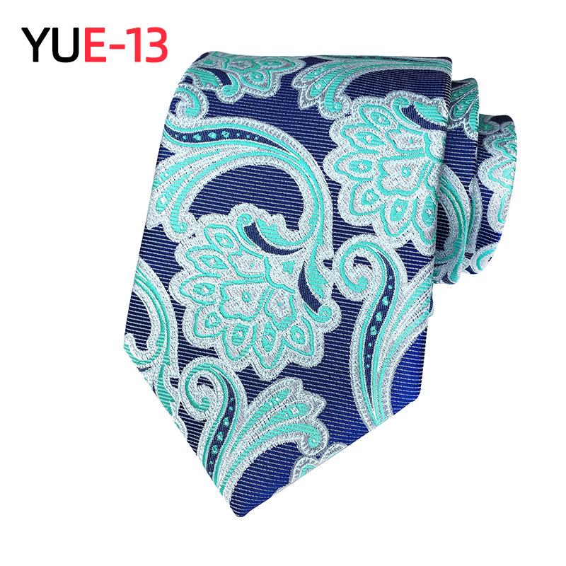 Paisley Herren Krawatte mit großem Blumenmuster aus Polyester für 2025 - Trendiges und vielseitiges Accessoire