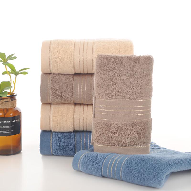 GPPNKC Soft Absorbent Gold-Edge Face Towel